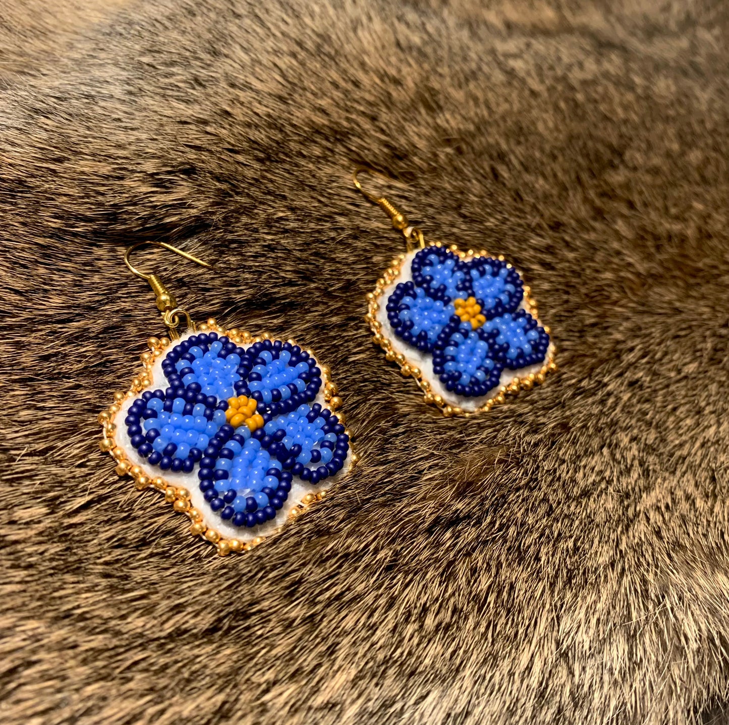 Blue Iris / FLOWER / Earrings